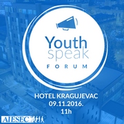 YOUTH SPEAK FORUM у Крагујевцу